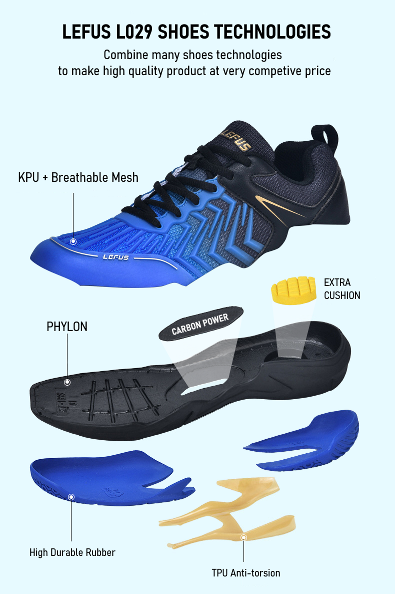 Giày thể thao Lefus L029 Cầu lông/Pickleball/Tennis Chính hãng - Ảnh 6