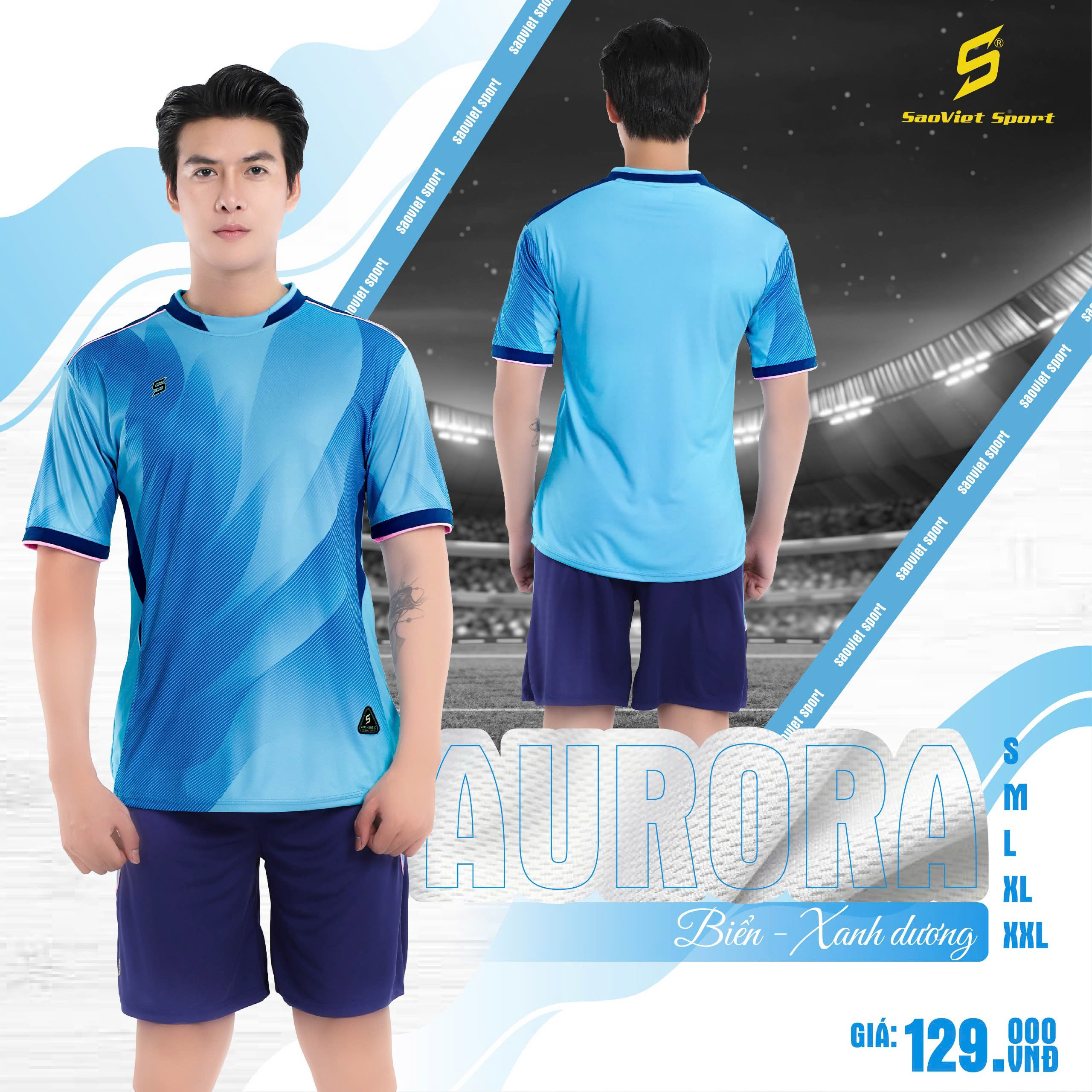 Set quần áo thể thao Sao Việt Aurora chính hãng - Ảnh 3