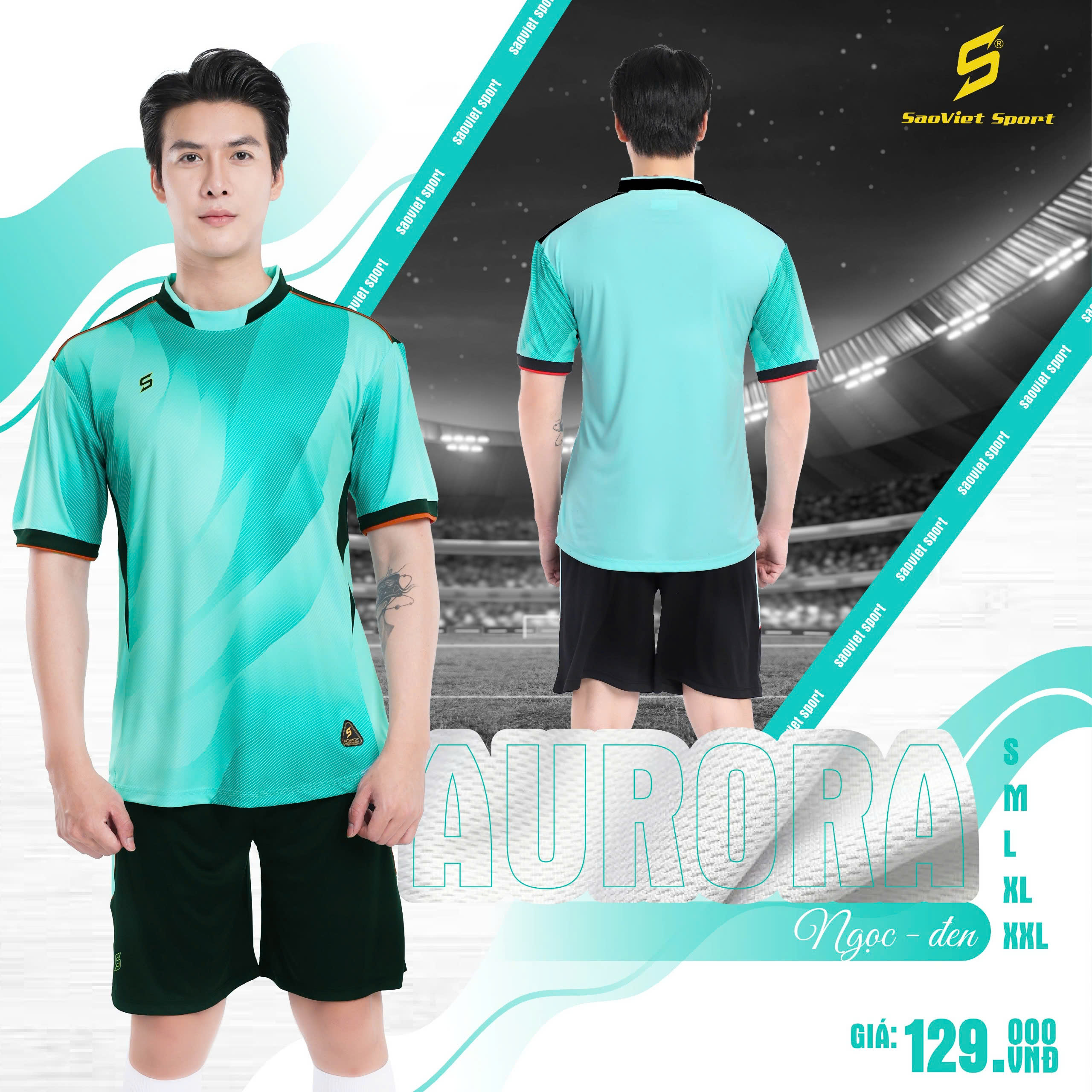 Set quần áo thể thao Sao Việt Aurora chính hãng - Ảnh 2